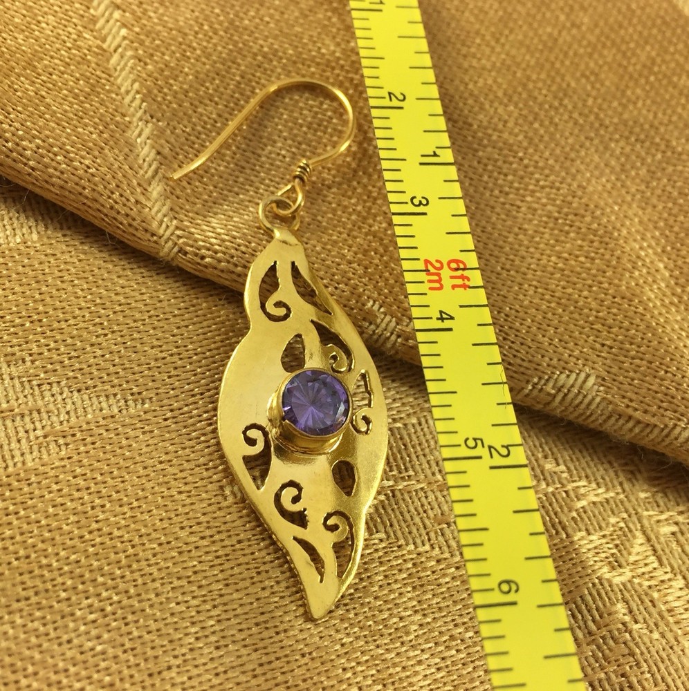 Handmade Gold Plated Earrings