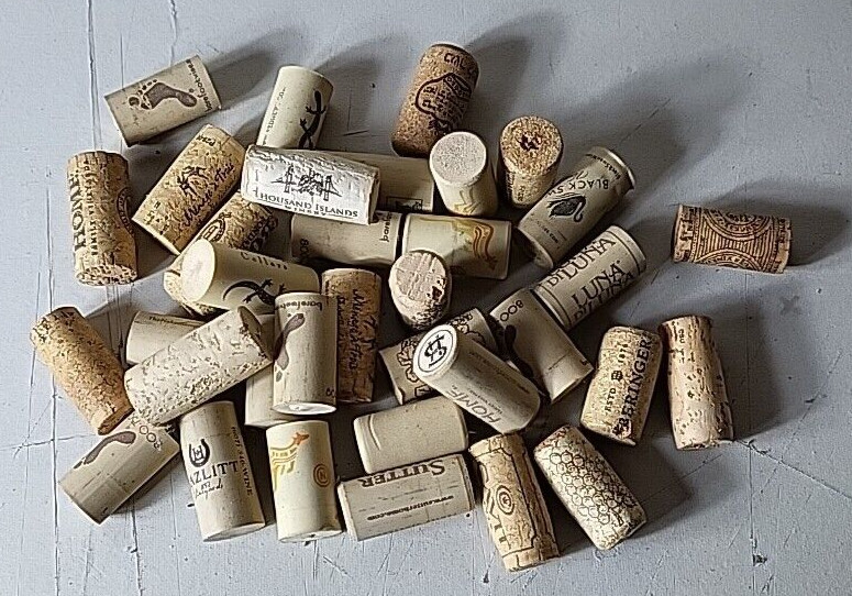 19 WINE CORKS Assortment  Great Condition Great For Decoration