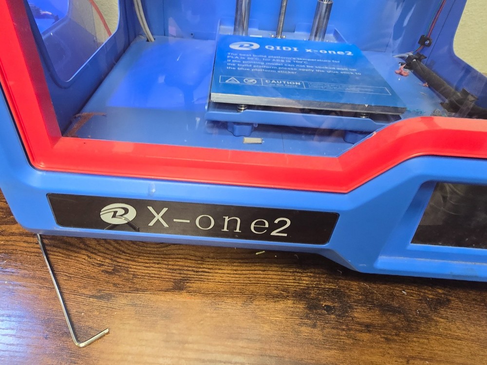 Working QIDI X‑One2 3D printer