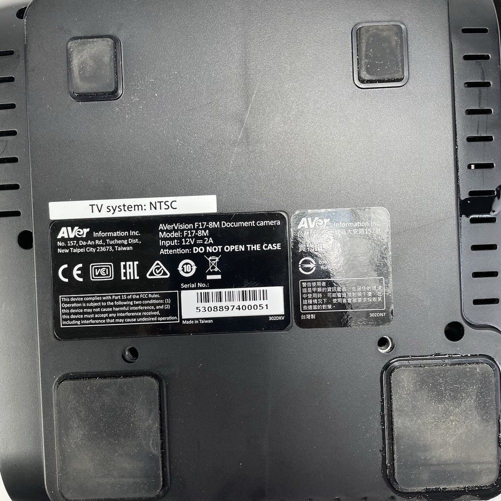 SMART Technologies SDC-550 Document Camera Power Tested