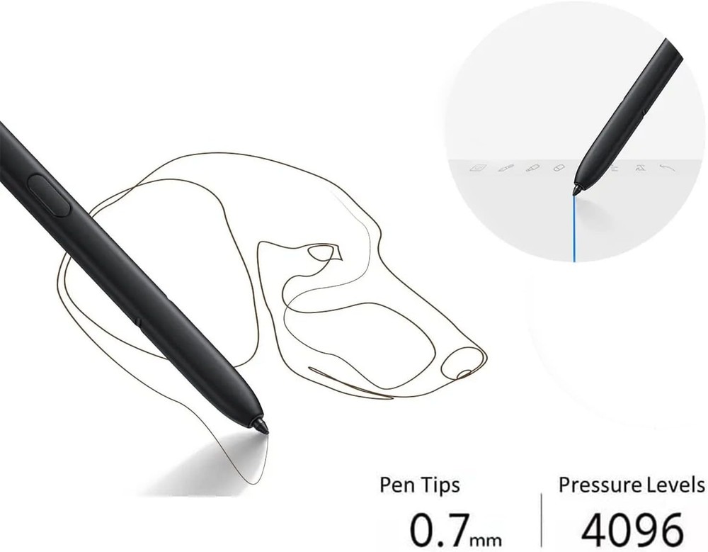 S23 Ultra S Pen Replacement Phantom Black New