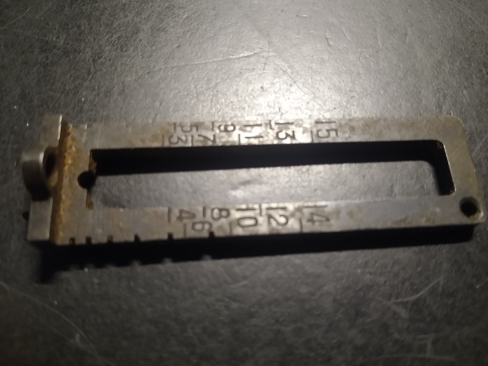 JAPANESE ARISAKA RIFLE REAR LADDER SIGHT TYPE 38