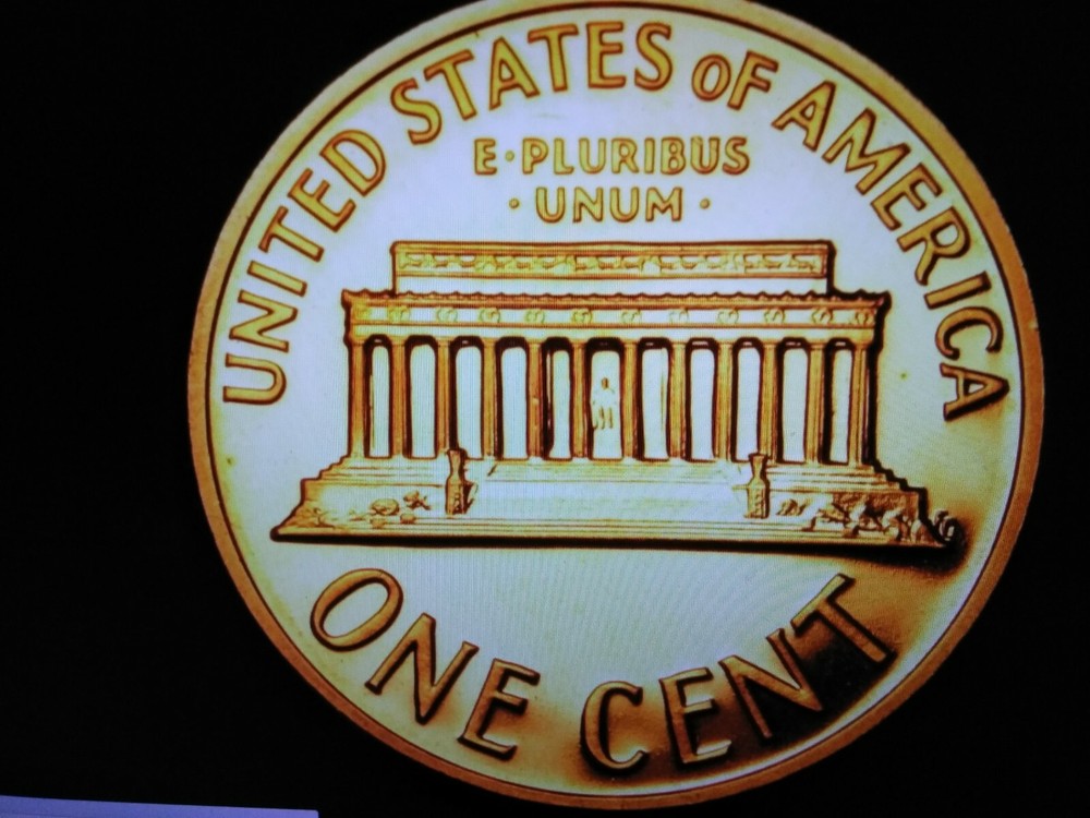 1962 PROOF LINCOLN MEMORIAL CENT- ONE PROOF COIN