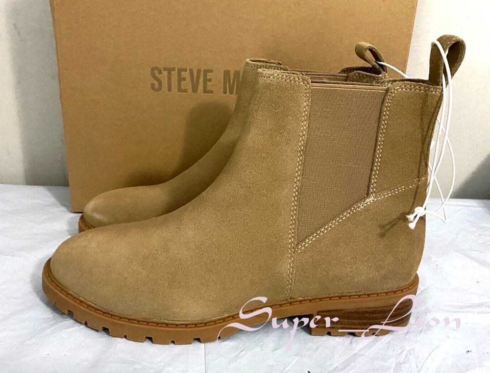NEW Steve Madden Women's Lorali Suede Boots - PICK SIZE - TAN
