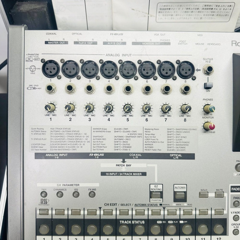 Roland VS-2400CD Multi-Track Recorder - Untested Operation - As-Is DDP