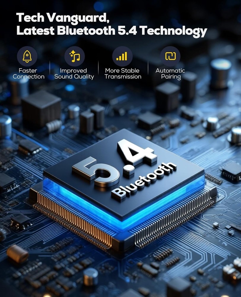 Upgraded 48W Bluetooth Car Adapter for Multi-Device Charging