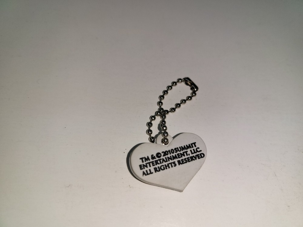 NEW JACOB on white HEART Keychain