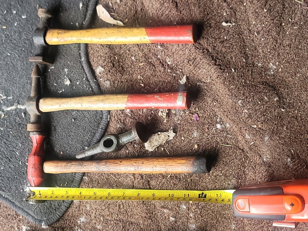 Lot Vintage Auto Body Hammers