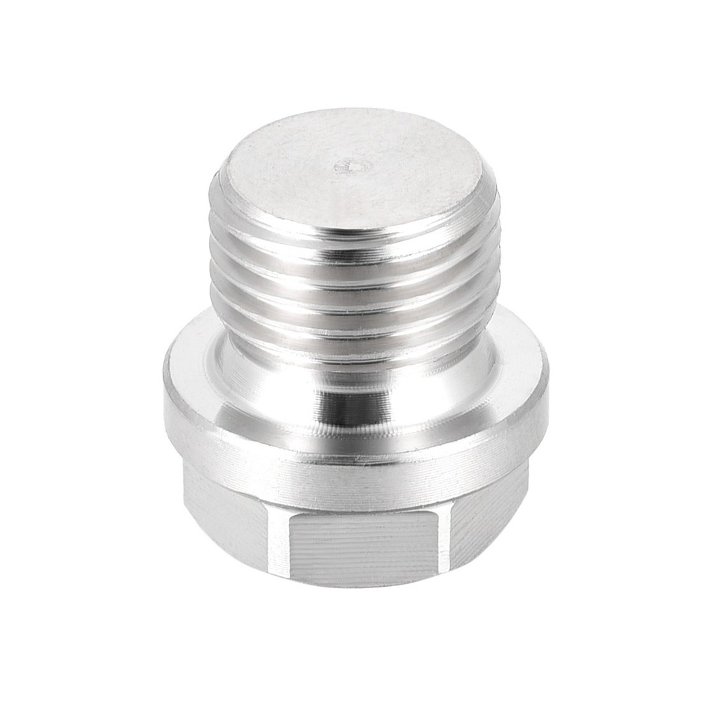M16 x 1.5 Male Hex Head Plug 304 Stainless Steel Solid Thread Pipe Fitting