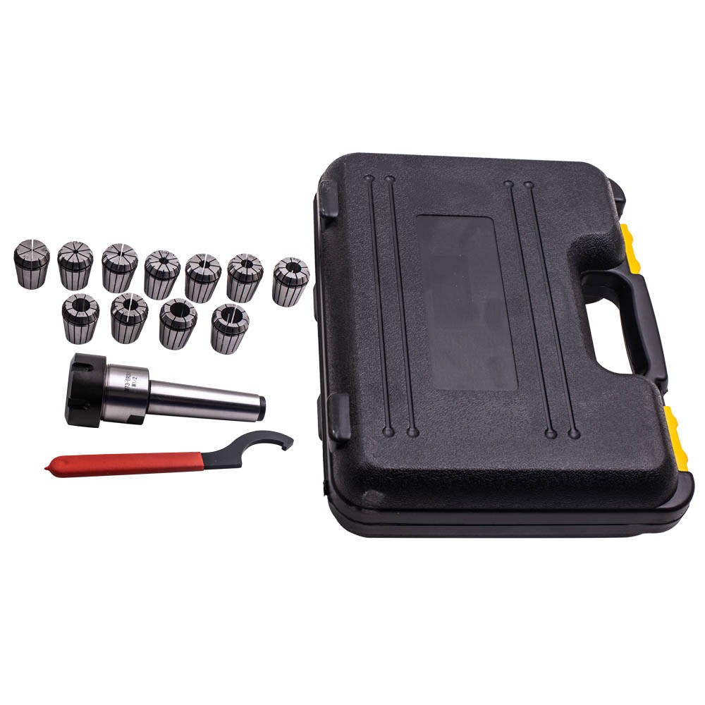 ER32 Collet Set Milling Machine Precision MT3 Shank Chuck Spanner With Box NEW