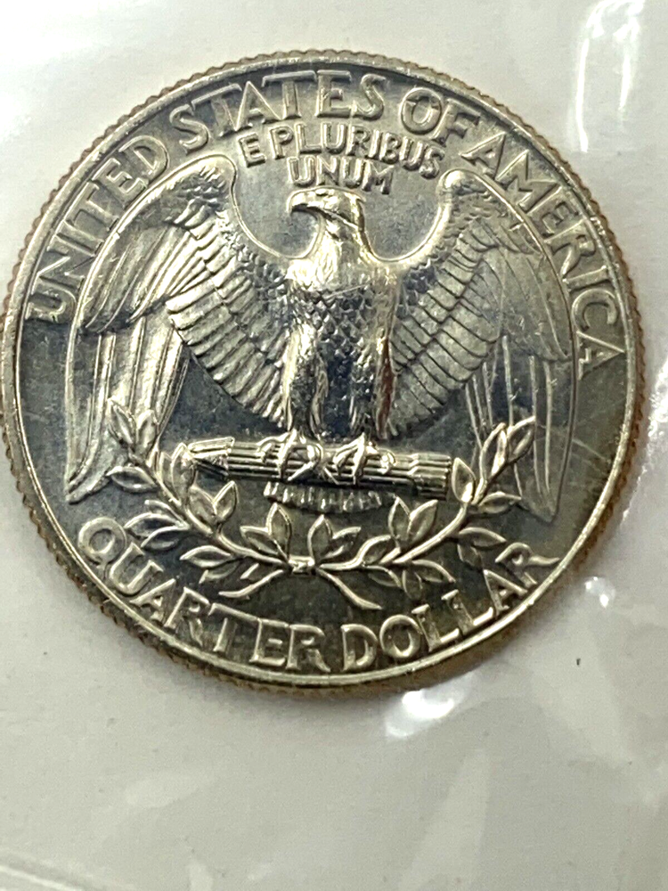 1987 D Washington Quarter In US Mint Cello