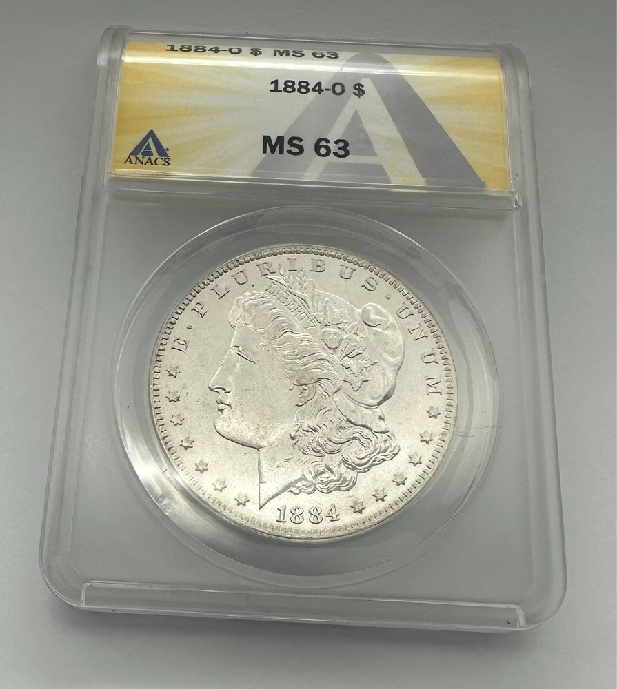 1884-O Morgan Dollar MS63 ANACS