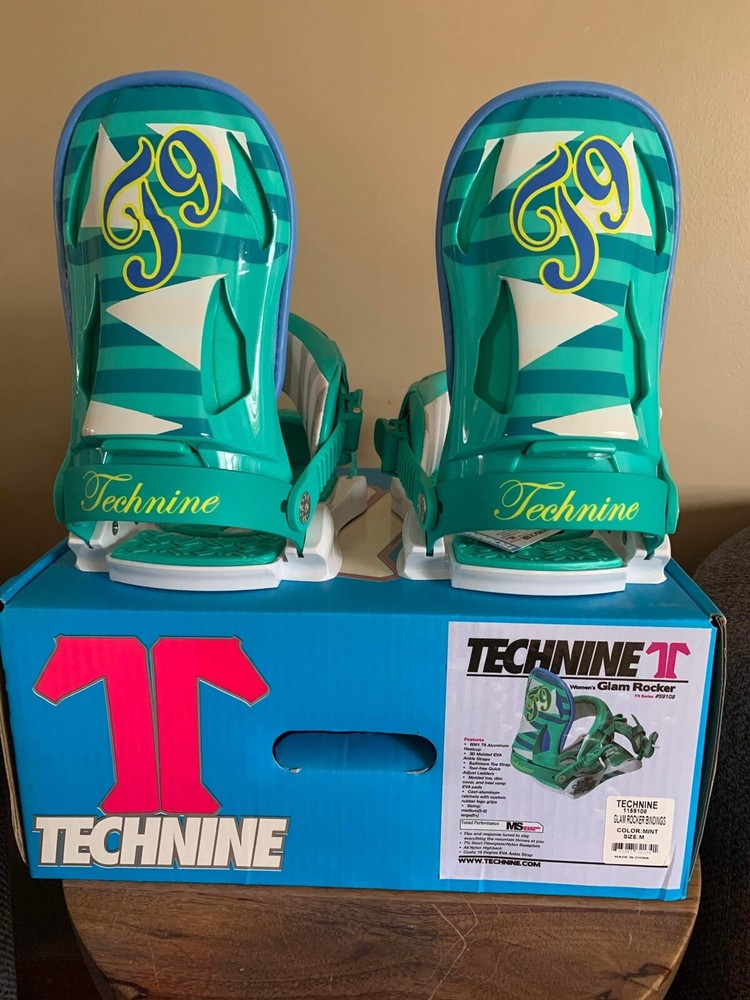 Technine Woman’s Snowboard Bindings New In Box Size Medium