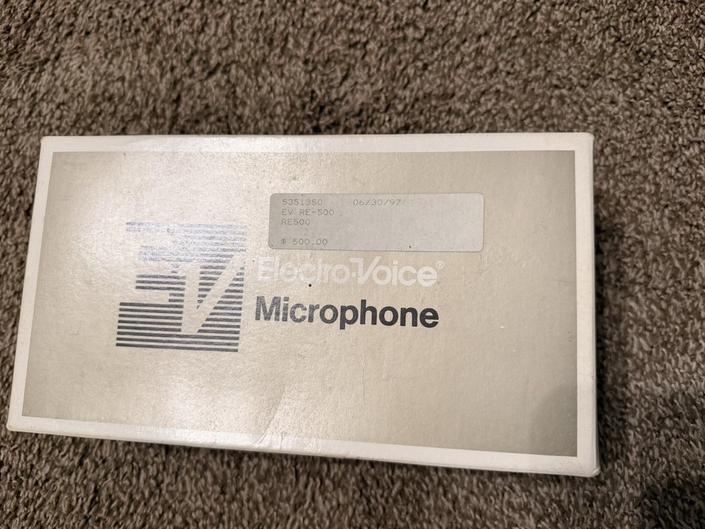Vintage Electro voice RE500 Microphone