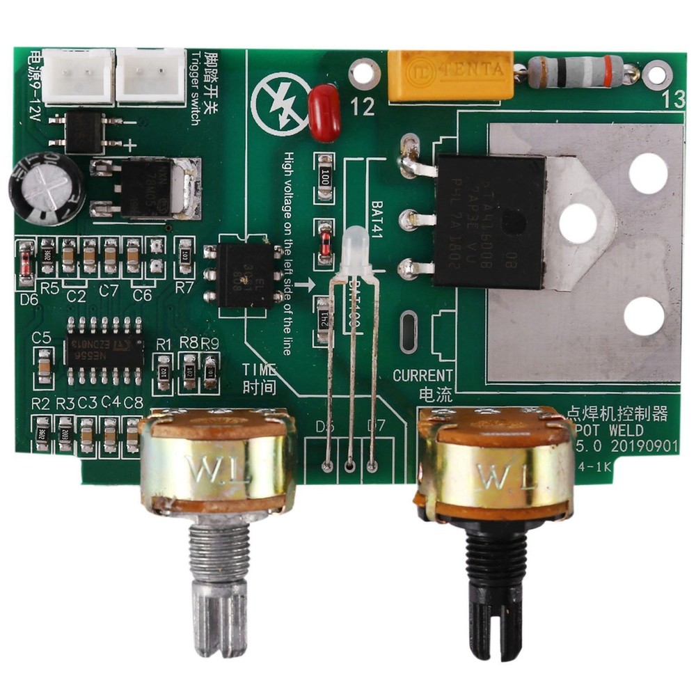 Spot Welding Machine Control Board Replace Time Relay Adjust Time Current3038