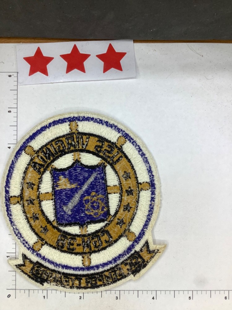 VINTAGE US NAVY USS VIRGINIA SHIPS PATCH
