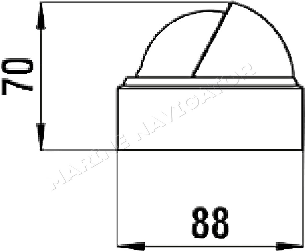 STELLA BS1 compass in black