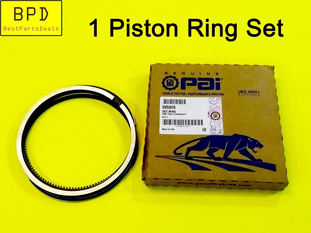 PAI INDUSTRIES CUMMINS 855 Piston Ring Set 505025