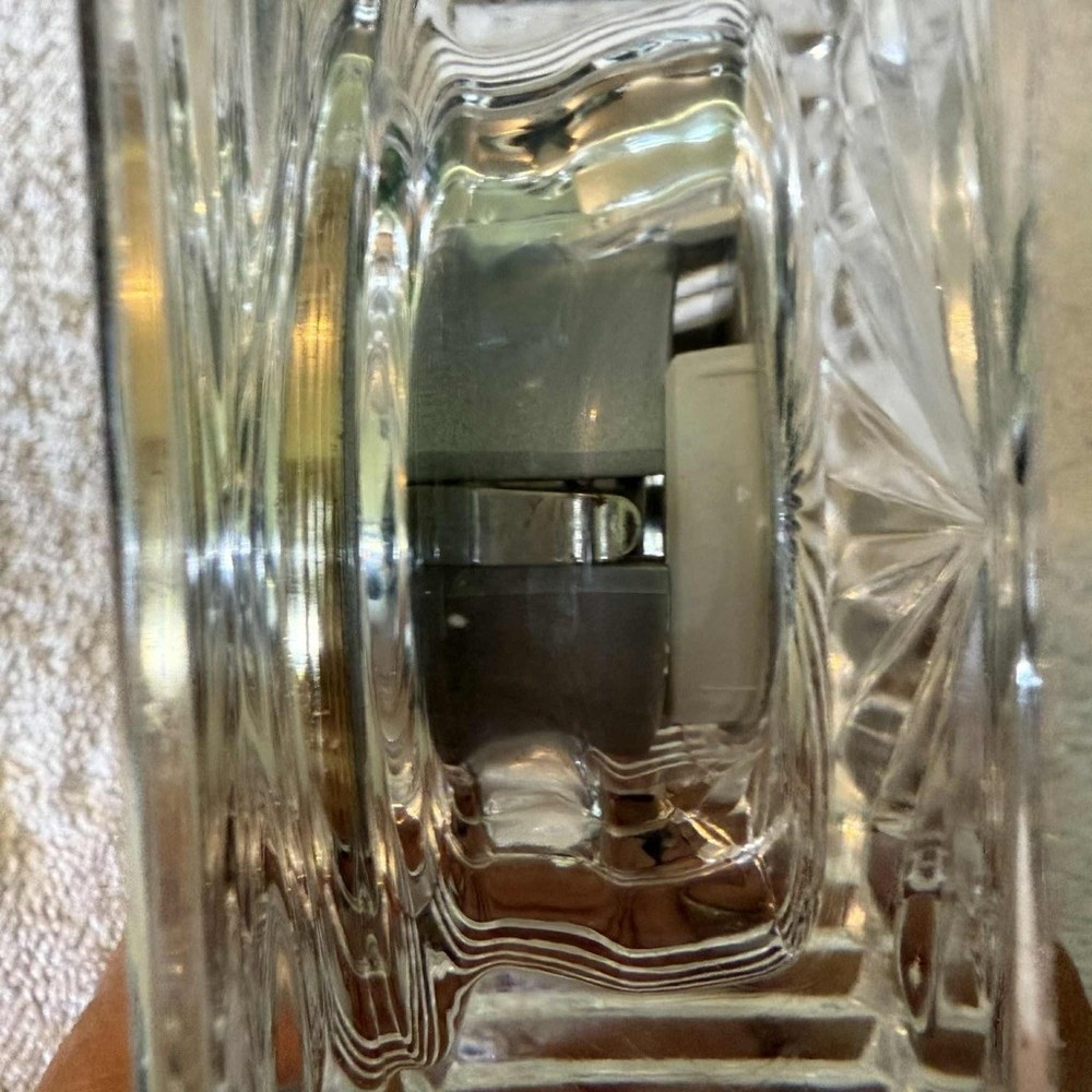 Staiger Quartz Clock Clear Tabletop Desk Shelf Decor