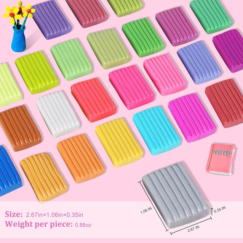 DIY Polymer Clay Kits with 82 Accessories