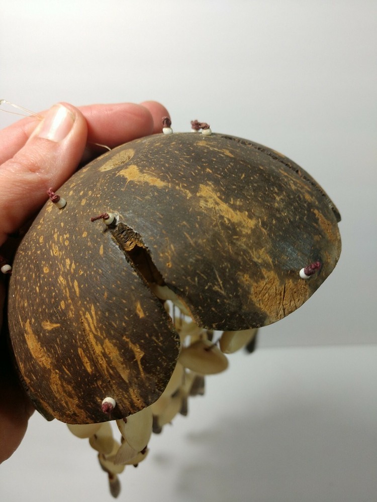 Coconut Shell And Sea Shell Handmade Wind chime D5