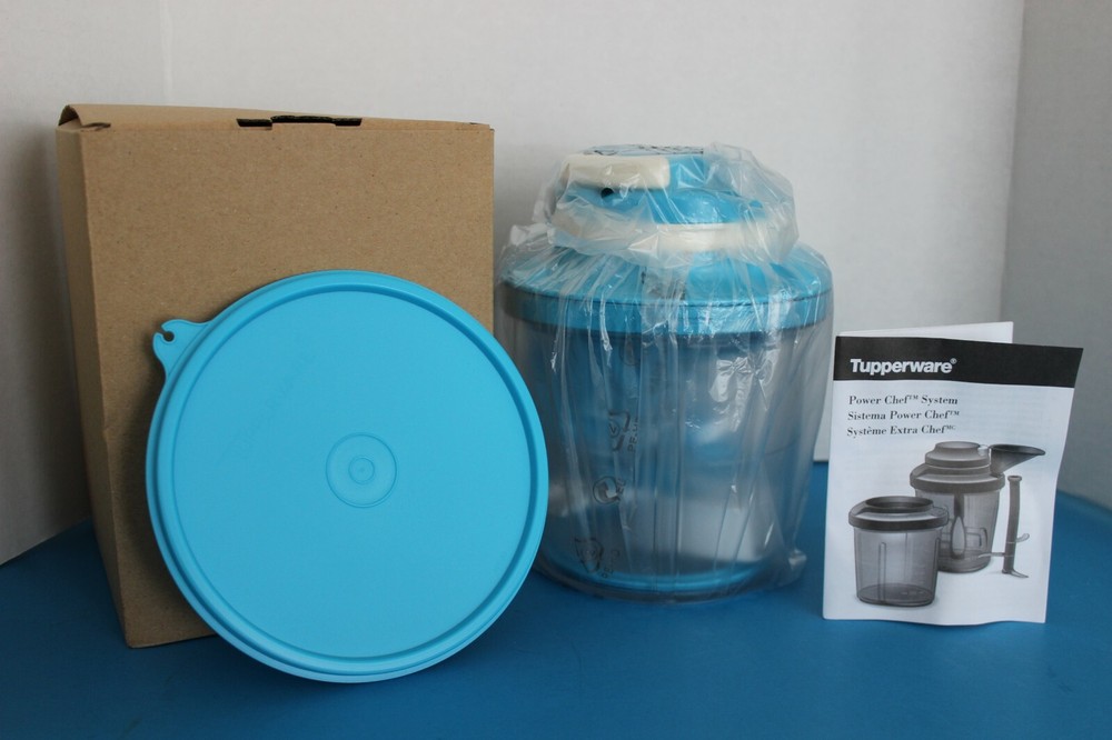 Tupperware POWER CHEF PRO System~Non-Electric Food Processor~Create with Ease~