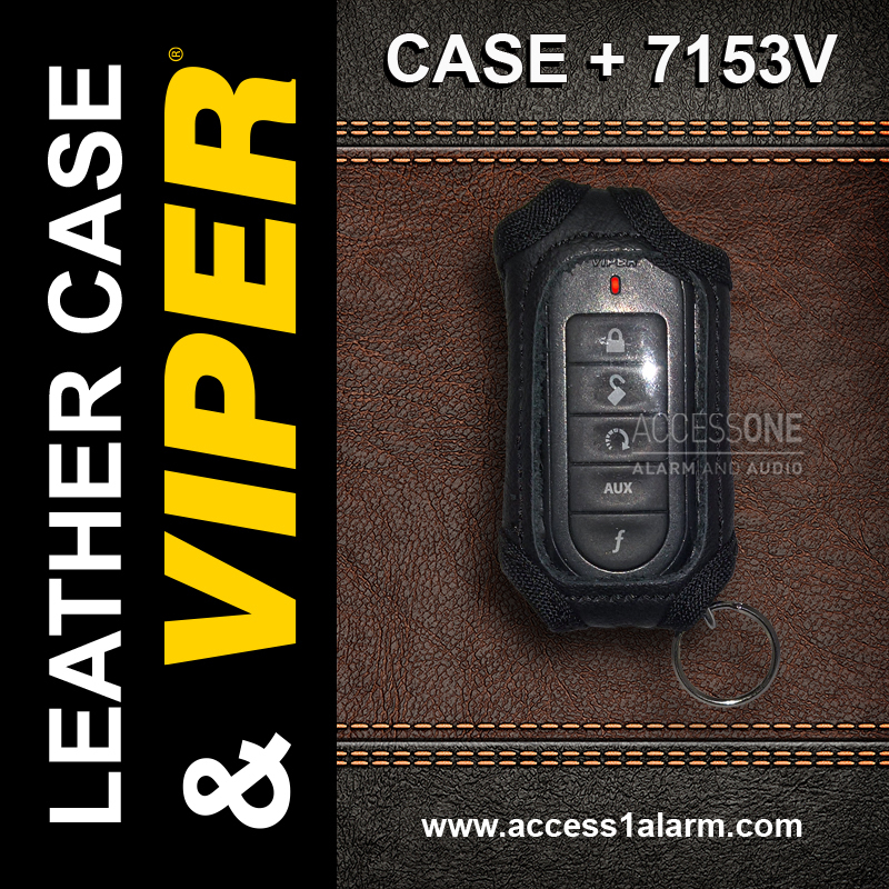 Viper 7153V 1-Way Remote Control WITH High Quality Leather Case For Viper 5101