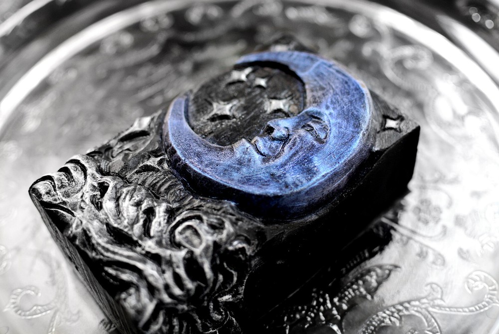 MOON SILICONE MOLD for soap making and other crafts