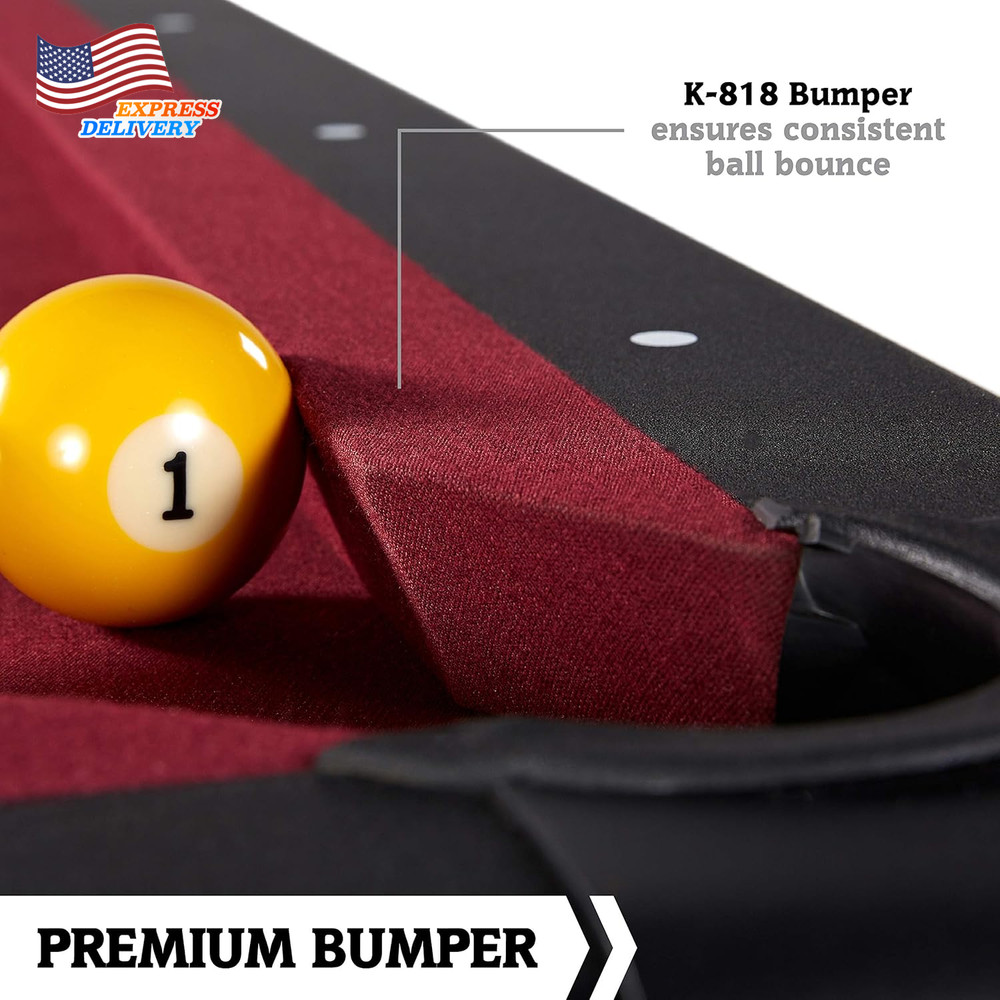 Billiard Tables Pool Tables w/Preassembled Playfields & Billiard Accessory Set