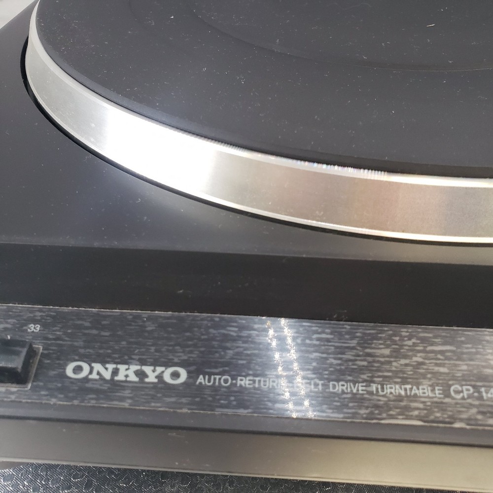 Onkyo CP-1400A Automatic Return Belt Drive Turntable Record Player - Tested