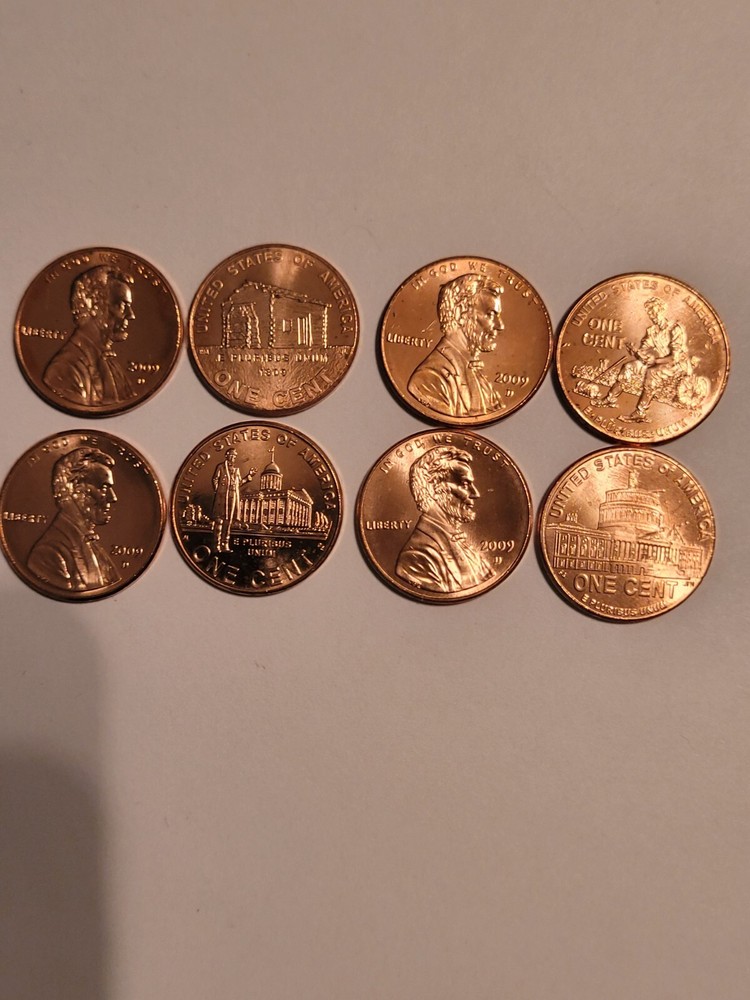 Lincoln Commemorative 2009 Pennies