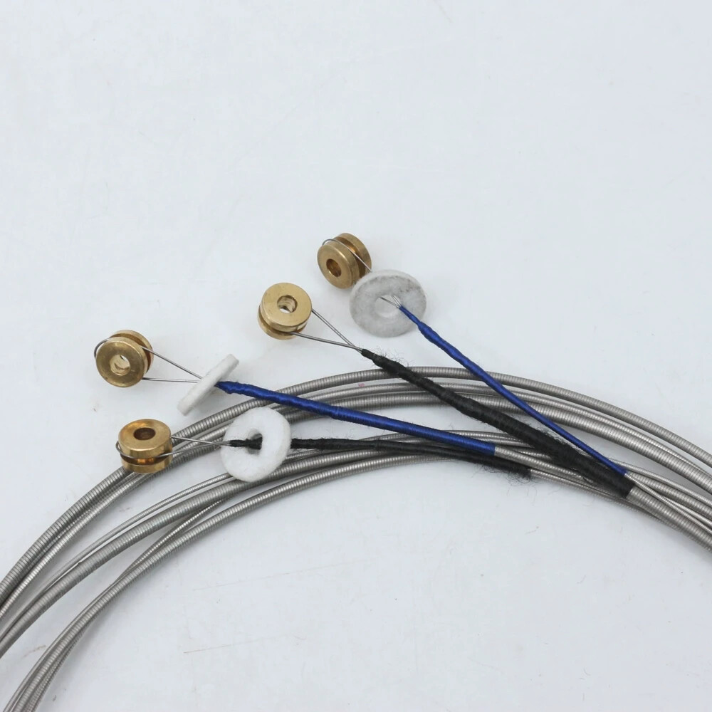 1 sets German silver Double Bass String E A D G Contrabass Upright Bass Strings
