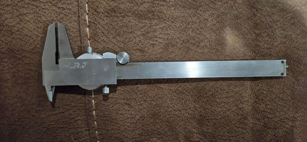 Midway Dial Caliper 6" shock proof stainless hardened with case
