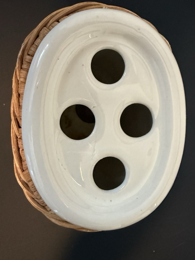 Bathroom Wicker Rattan Accessories Set