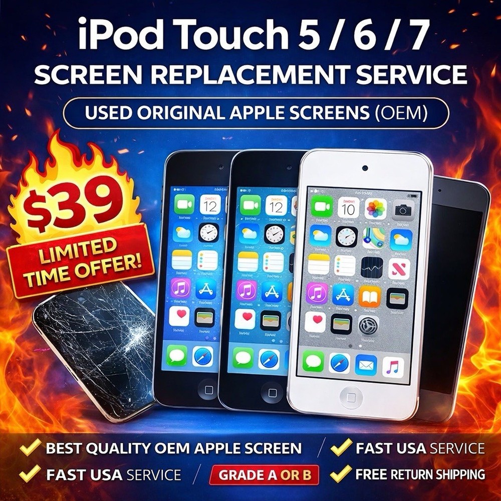 🔥 iPod Touch 5 / 6 / 7 Screen Replacement Service
