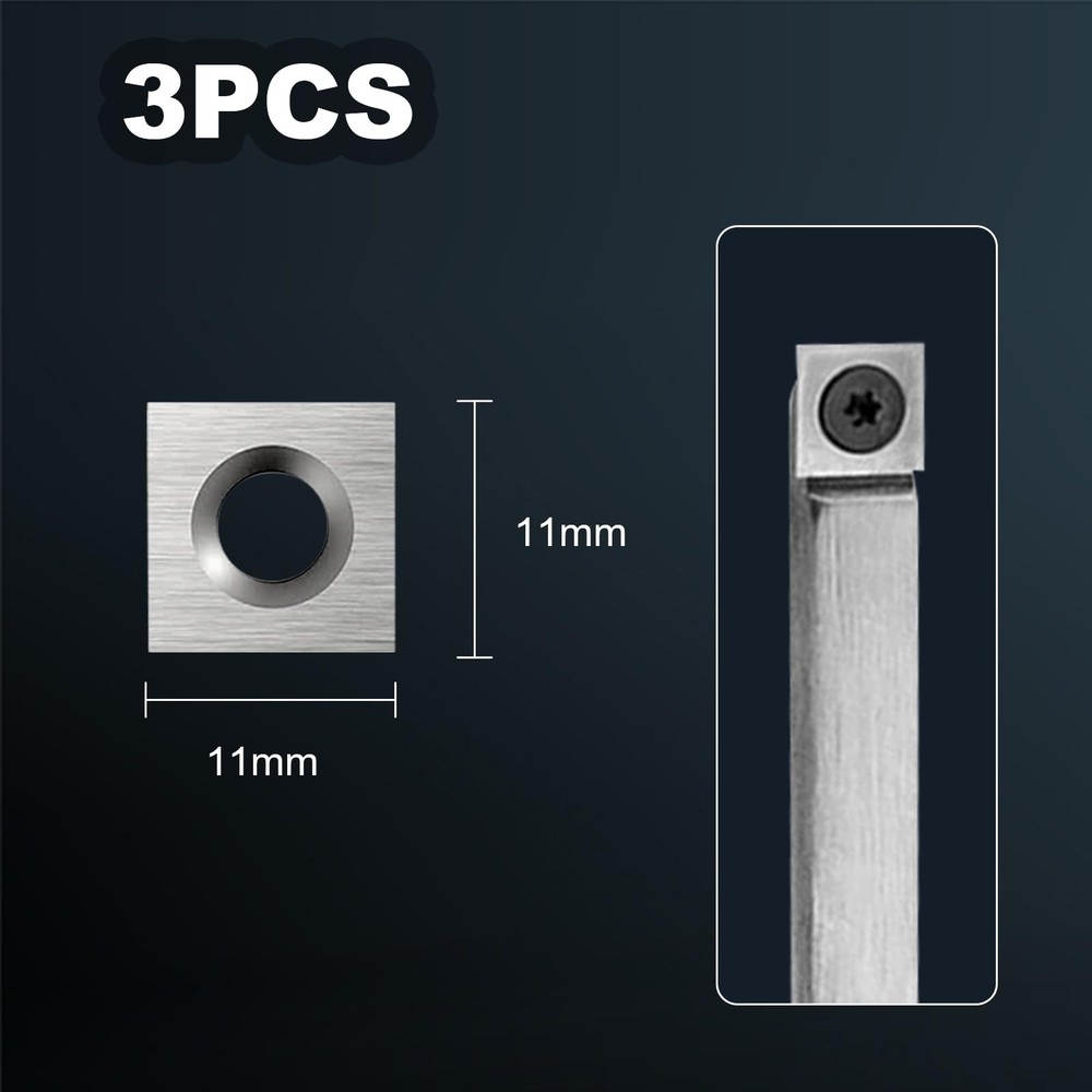 Diraeen 27pcs Carbide Lathe Tools,Tungsten Cutters Inserts Set Silver: