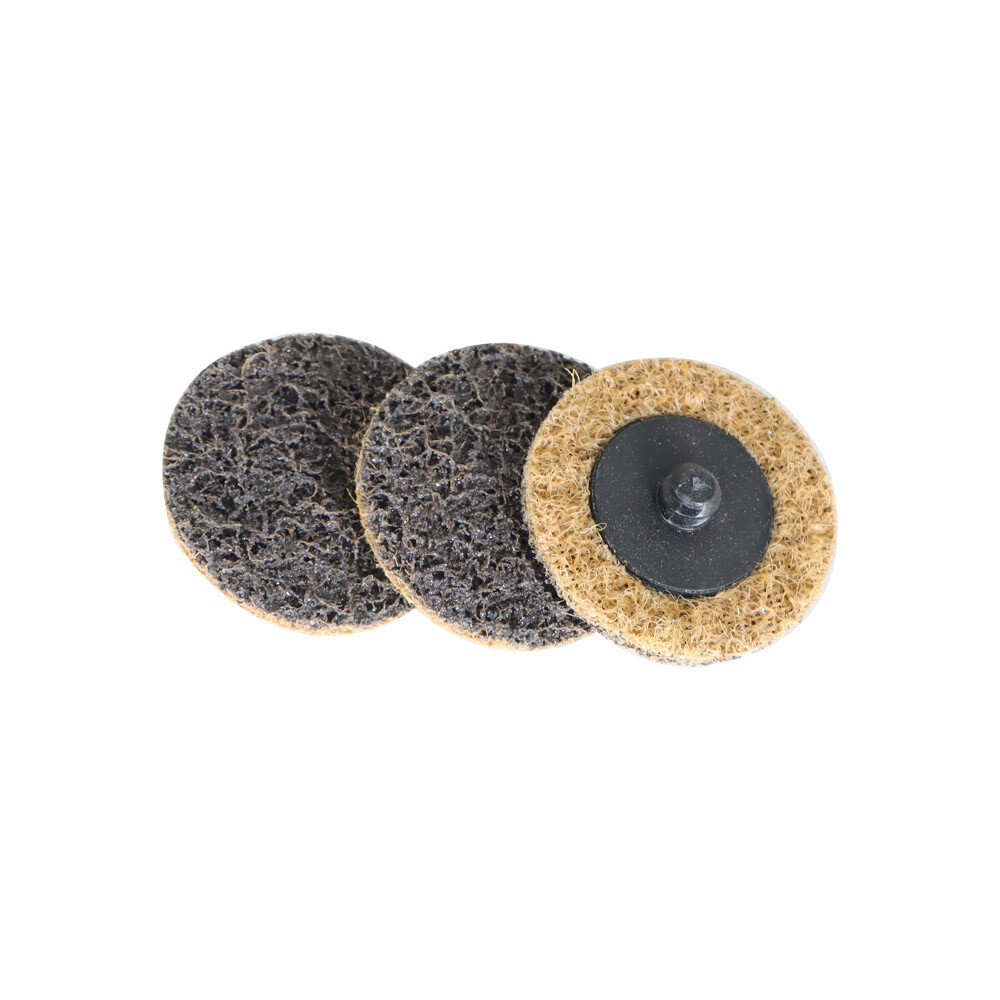 50× 2" Coarse Surface Conditioning Discs Roll Lock Die Grinder Sanding Pads New
