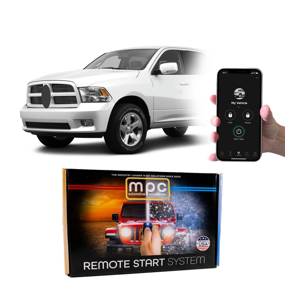 SmartPhone Activated Remote Start For 2011-2012 RAM 1500 - Plug & Play