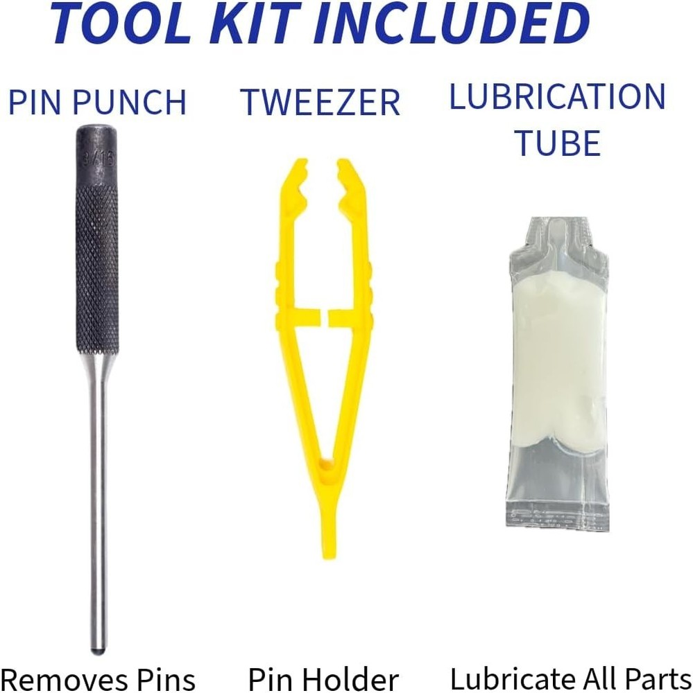 Crown Pallet Jack Wheel Replacement Kit - 10-Inch Polyurethane, Ready to Roll