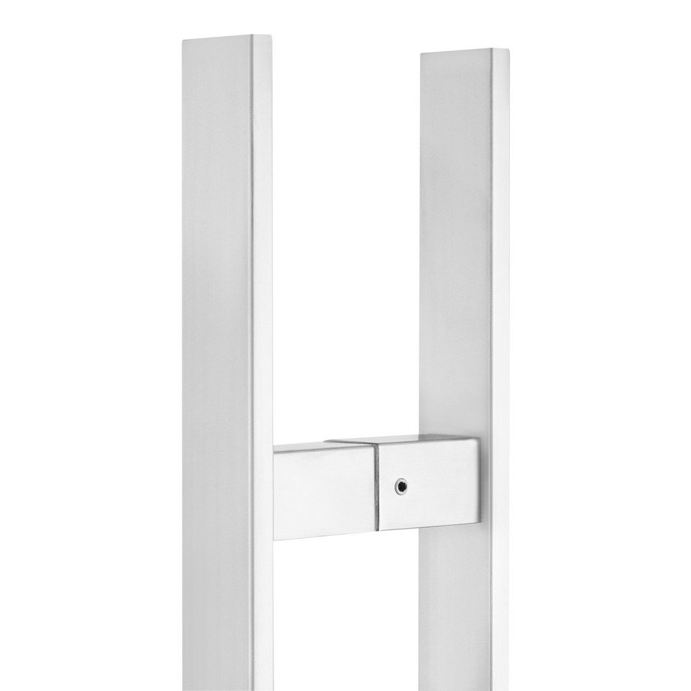 Stainless Steel Double Sided Push Pull Door Handle, H-shaped Door Pull Handle