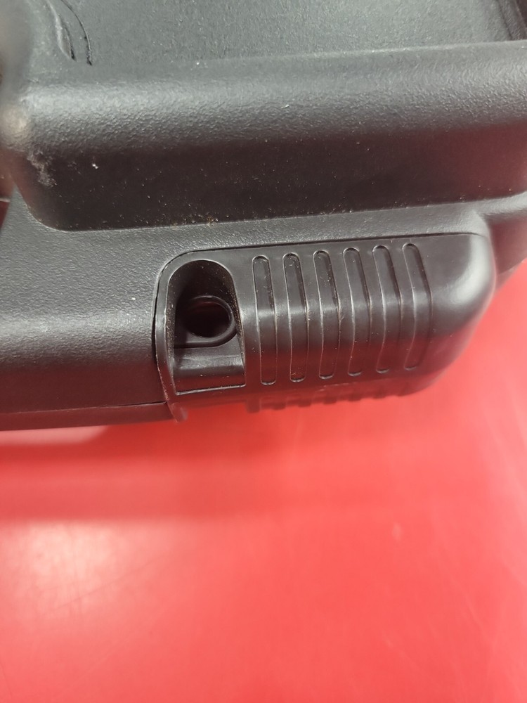 Black Plastic Handgun Case With Foam