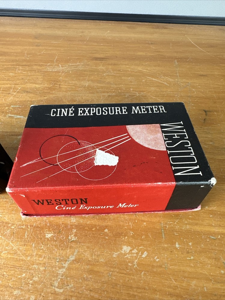 WESTON CINE EXPOSURE METER MODEL 819 IN ORIGINAL BOX WORKING