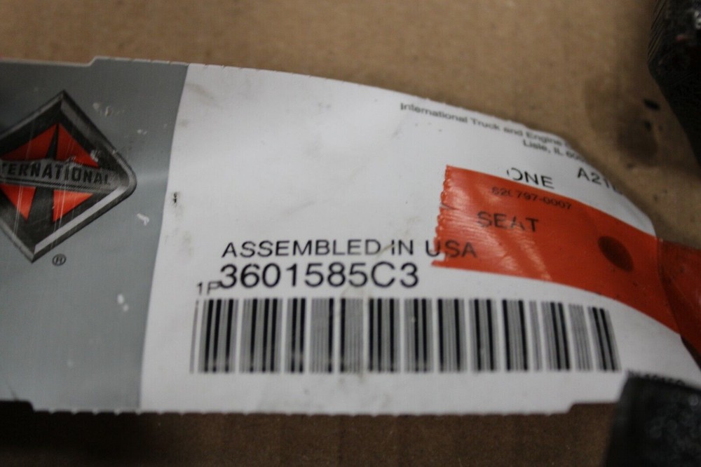 New International Seat Part# 3601585C3