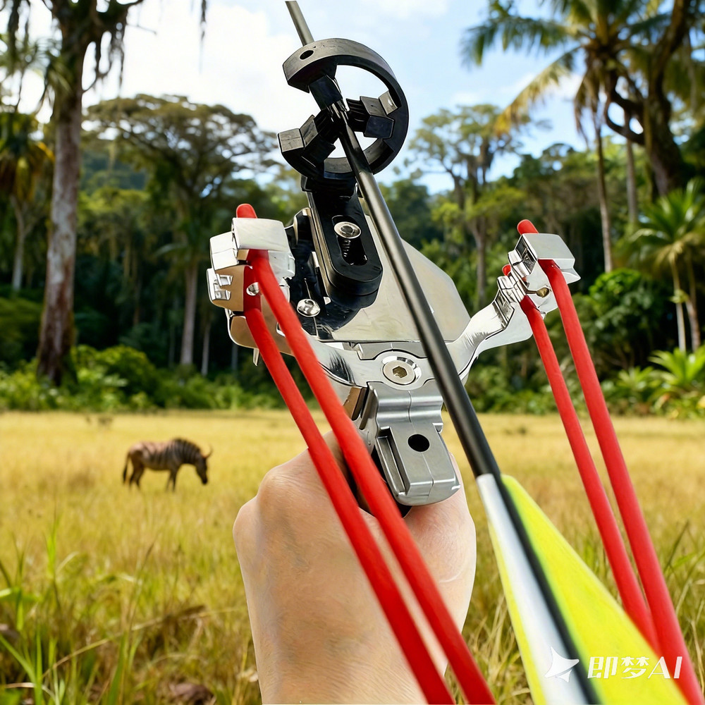 Multi-Function Survival Slingshot Arrow Launcher Backyard Target Practice