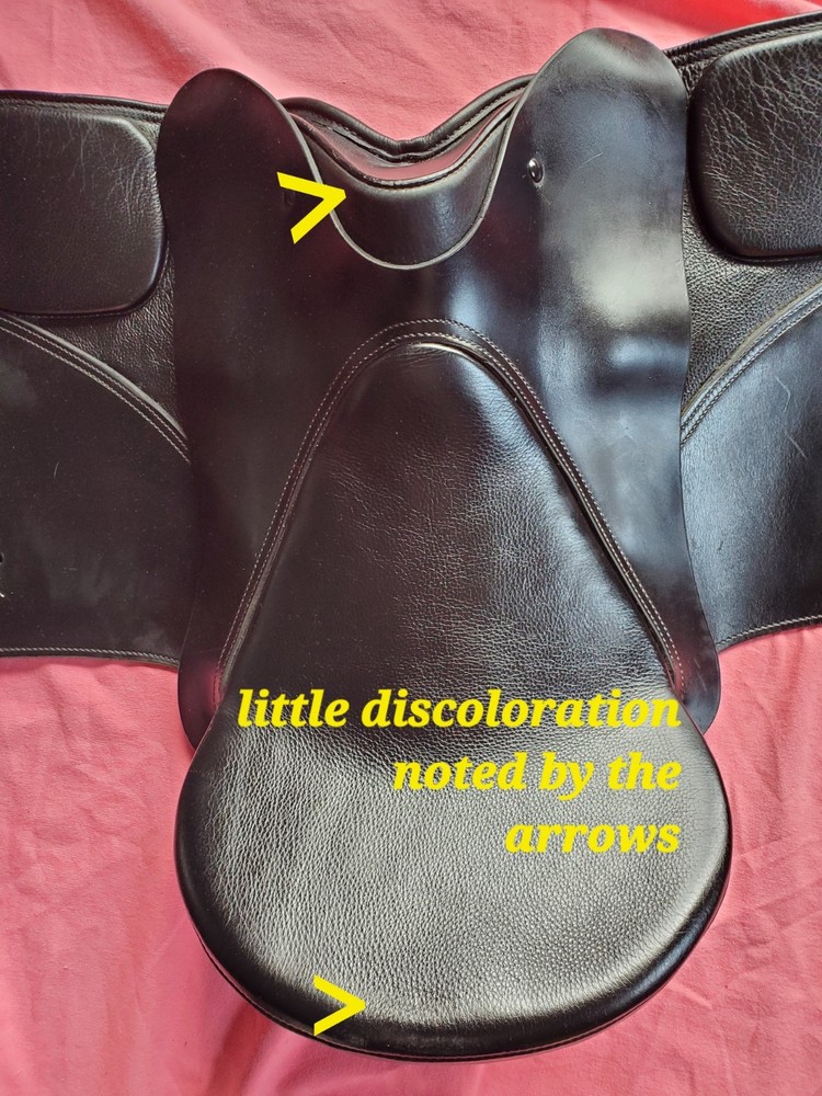 Ansur Classic Treeless Saddle Black Leather 17"
