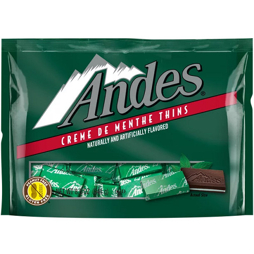 Andes Creme De Menthe Chocolate Thins