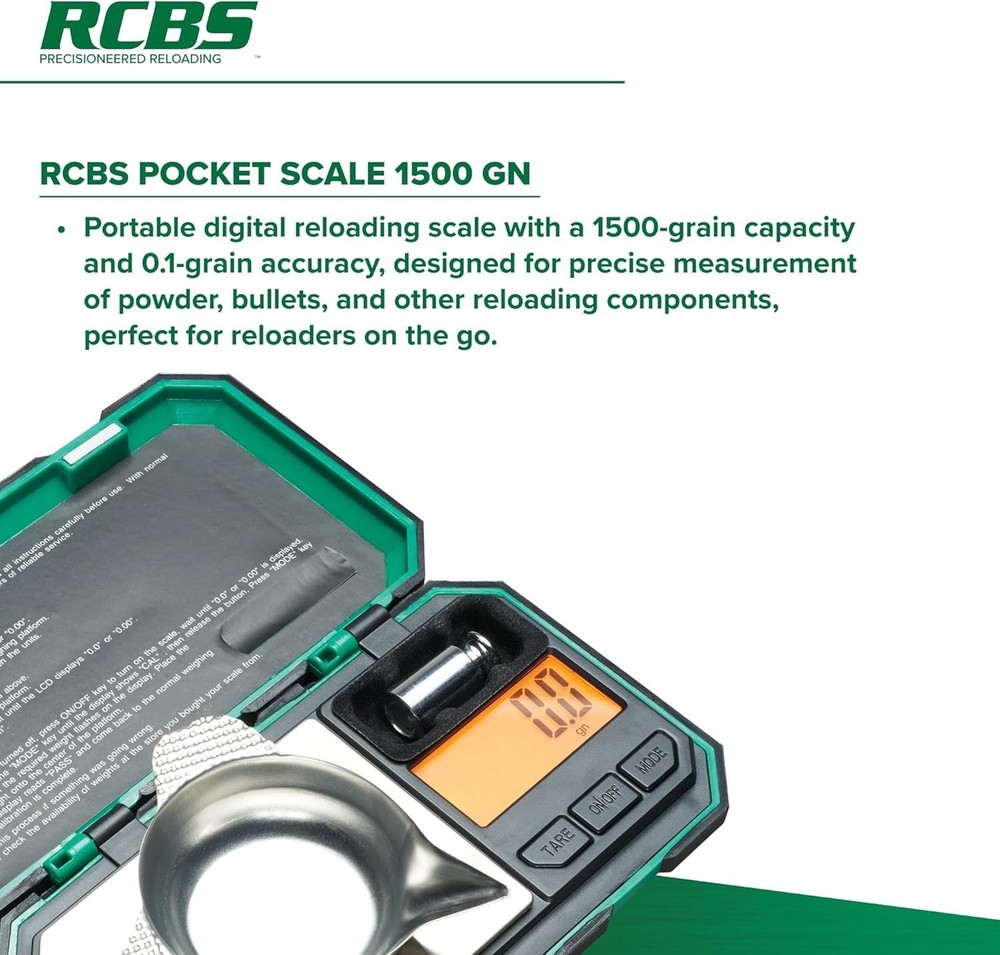 1500 Grain Pocket Scale_, Green