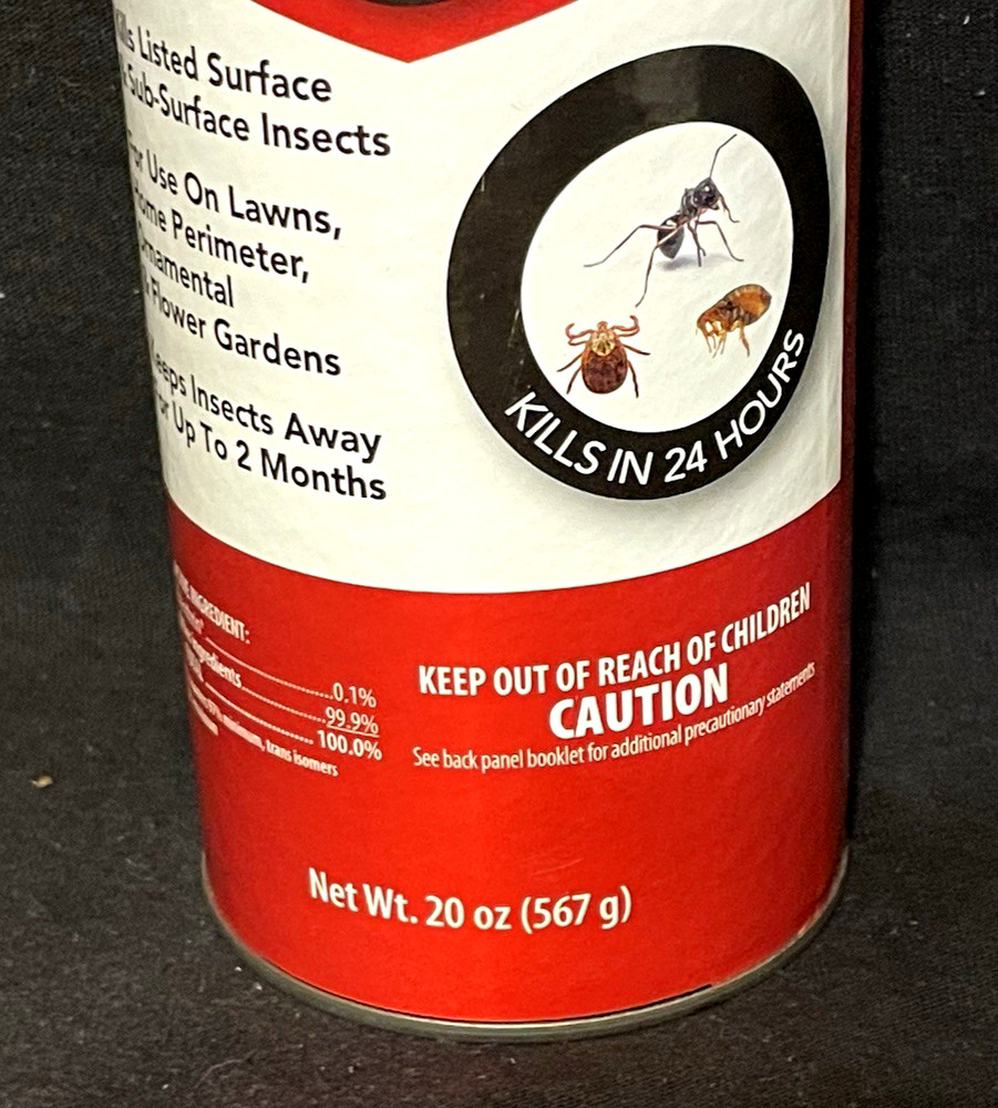 Pest Control Ant Flea Tick Bug Killer Granules 1.25 lb 1000 Sq Ft Eliminator