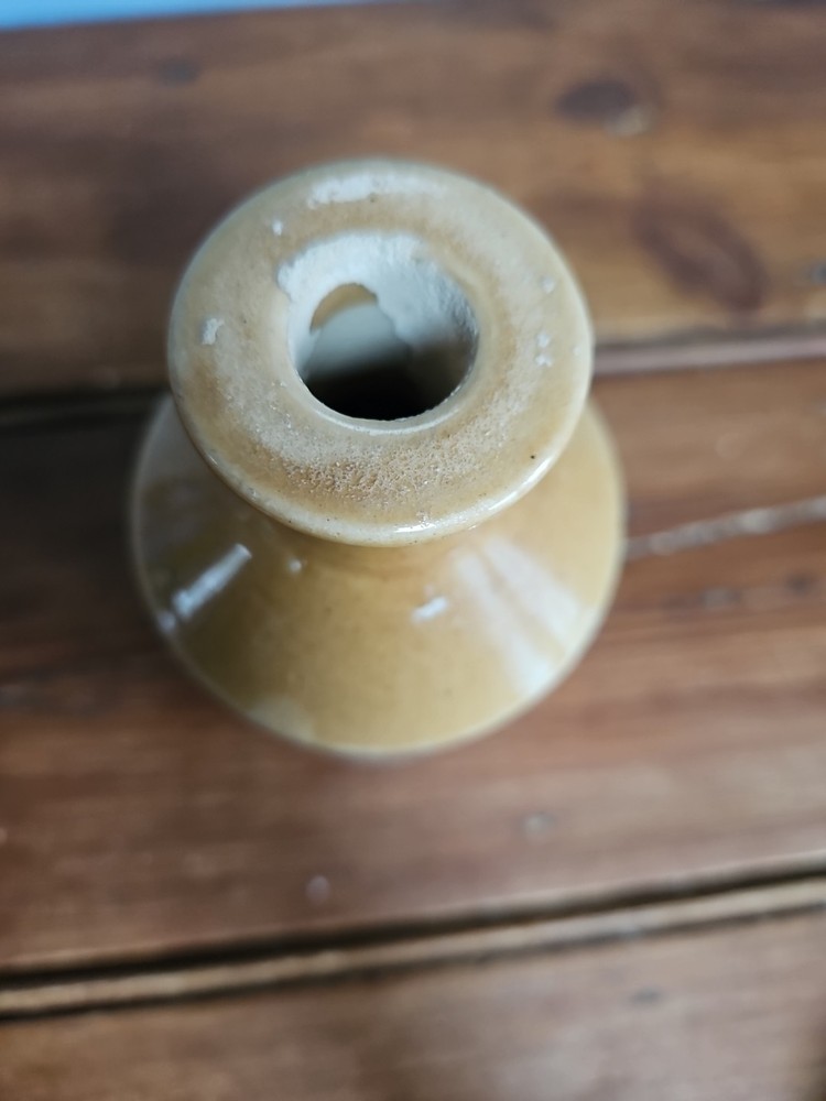 Vintage Stoneware Glazed Earthenware Storage Vase Bottle