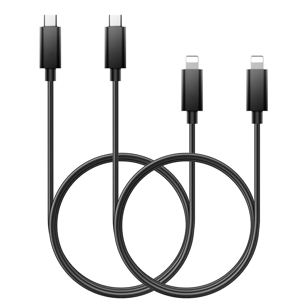 2 Pack USB-C to IPhone Cable Fast Charge Type C Charging Cord Rapid Sync Charger